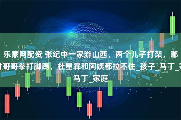 乐蒙网配资 张纪中一家游山西，两个儿子打架，嘟嘟对哥哥拳打脚踢，杜星霖和阿姨都拉不住_孩子_马丁_家庭